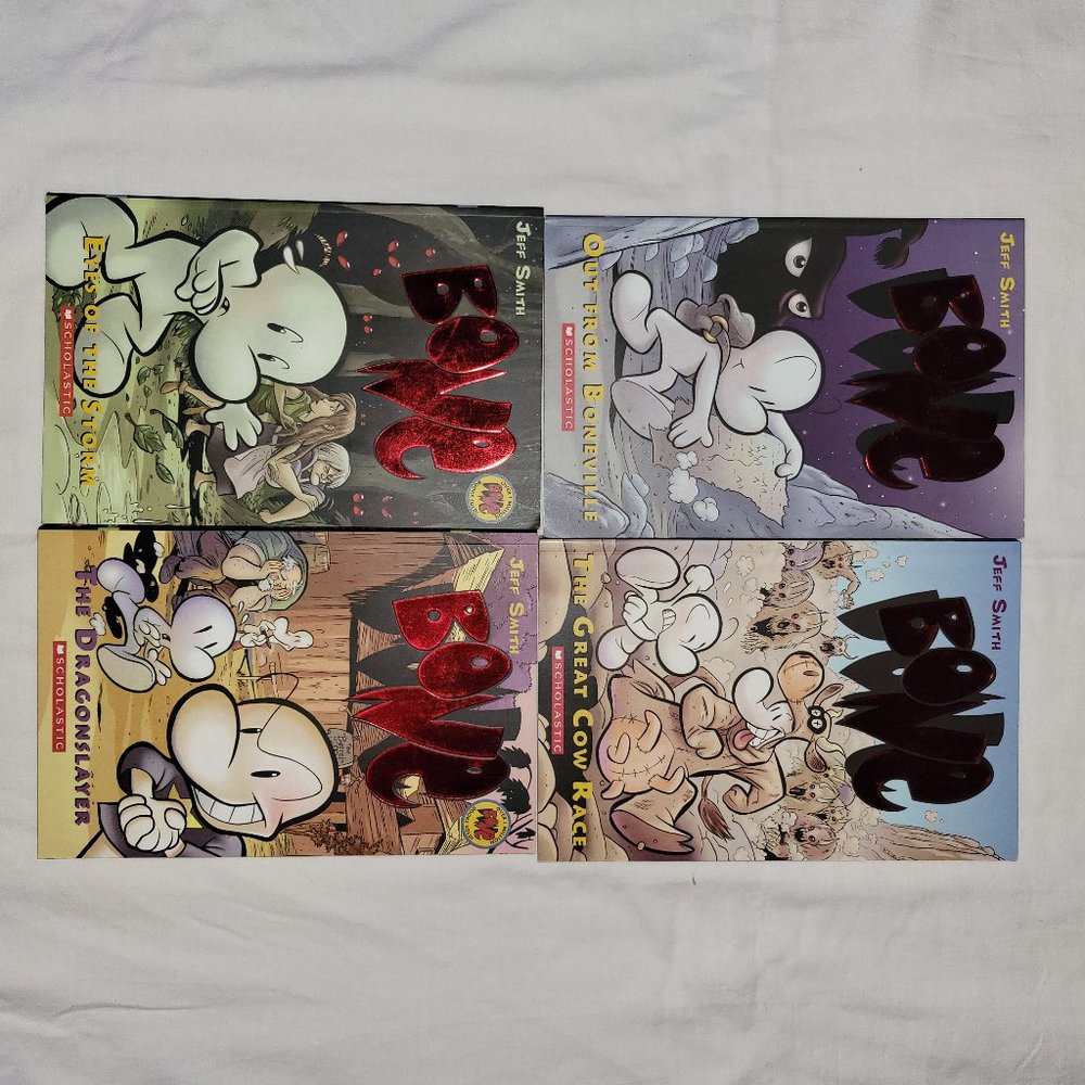 4 Bone Books by Jeff Smith